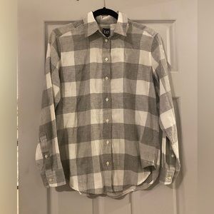 New removed tags, Gap light weight flannel shirt XS